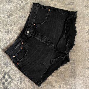Levi Strauss Premium Distressed Denim Shorts
